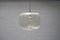 Clear Glass Bali Pendant by Bruno Munari for Danese, 1960s, Image 1