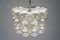 Clear Bubble Glass Pendant by Helena Tynell for Limburg, 1960s, Image 3