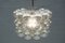 Clear Bubble Glass Pendant by Helena Tynell for Limburg, 1960s 7