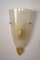Vintage Wall Light in Murano Glass with Pure Gold Leaf Decorations, 1960s 5
