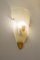 Vintage Wall Light in Murano Glass with Pure Gold Leaf Decorations, 1960s 1
