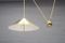 Brass Pendant with Counterweight by Florian Schulz, 1970s 4