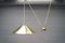 Brass Pendant with Counterweight by Florian Schulz, 1970s, Image 1