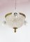 French Corbeille Chandelier in Bronze and Glass, 1890s 1
