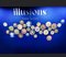 Melamine Charger from the Illusions Collection in White and Blue by Vito Nesta 5