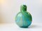 Italian Mint Blue & Green Murano Glass Vase by Carlo Moretti, 1970s 5