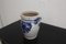 Pot Folk Art en Grès Gris et Bleu Cobalt, Allemagne, 1890s 11