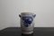 Pot Folk Art en Grès Gris et Bleu Cobalt, Allemagne, 1890s 1