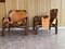 Set of Safari Armchairs attributed to Tito Agnoli, 1970s 2