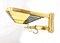 Mid-Century Aluminium & Brass Coat and Hat Rack, 1960s 5