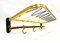 Mid-Century Aluminium & Brass Coat and Hat Rack, 1960s 9