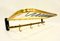 Mid-Century Aluminium & Brass Coat and Hat Rack, 1960s 8