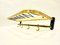 Mid-Century Aluminium & Brass Coat and Hat Rack, 1960s 2