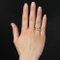 Moderner gewölbter Ring aus 18 Karat Gelbgold 2