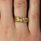 Moderner gewölbter Ring aus 18 Karat Gelbgold 5