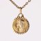 Medaglia della Vergine Maria in oro giallo 18 carati, Francia, XX secolo, Immagine 7