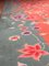 Art Deco Cascade of Flowers on Bright Orange Field and Emerald Green Border, 1930s 12