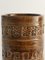 Braune Mid-Century Vase aus Steingut von Aldo Londi für Bitossi, Italien, 1960er 2