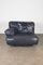 Set of Two-Seater Leather Sofa Fiandra Model by Vico Magistretti for Cassina, 1980s 16