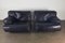 Divano a due posti Fiandra in pelle di Vico Magistretti per Cassina, anni '80, set di 2, Immagine 22