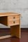 Desk in Bamboo and Wicker with Brass Details attributed to Dal Vera, 1970s 3