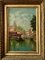 Calderon, Canal in Venice, 1890s-1910s, Oil on Canvas, Framed, Image 1