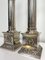 Nickel-Plated Brass Column Table Lamps in the style of Greek, 1970s, Set of 2, Image 8