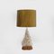 Vintage Lampe aus Kristallglas 1