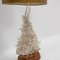 Vintage Lampe aus Kristallglas 8