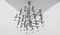 Acrylic Glass and Chrome Chandelier by Gaetano Sciolari, 1970s 3