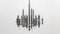 Acrylic Glass and Chrome Chandelier by Gaetano Sciolari, 1970s 10