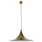 Brass Round Pendant Lamp from Fog & Mørup, 1970s 1