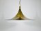 Brass Round Pendant Lamp from Fog & Mørup, 1970s 7