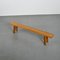 Esstisch und Bänke aus Lärchenholz Christian Durupt zugeschrieben, 1960, 3er Set 16