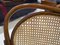 Vienna Secessionist Bentwood and Rattan Settee from Thonet 14