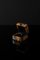 Schwarze und goldene Marmorringbox von Royal Bee Design 4