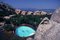 Slim Aarons, Pool en Porto Rotondo, Estate estampado tipo C, Imagen 1