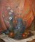 R. Blumad, Still Life with Flowers and Fruit, Late 20th Century, Oil on Canvas 1
