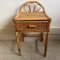 Vintage Bedside Table in Bamboo 3