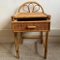 Vintage Bedside Table in Bamboo 5