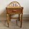 Vintage Bedside Table in Bamboo 2