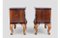 Tables de Chevet Antiques en Bois, Set de 2 3