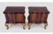 Tables de Chevet Antiques en Bois, Set de 2 6