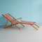 Vintage Folding Wooden Beach Chair, 1960s, Image 3