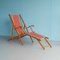 Klappbarer Vintage Strandstuhl aus Holz, 1960er 2