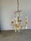 Chandelier in Gold Metal with 4 Arms of Light, Image 81