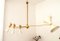 Four-Arm Brass Asymmetrical Chandelier by Silvio Piattelli 18