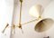 Four-Arm Brass Asymmetrical Chandelier by Silvio Piattelli 10
