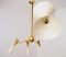 Four-Arm Brass Asymmetrical Chandelier by Silvio Piattelli 12