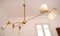 Four-Arm Brass Asymmetrical Chandelier by Silvio Piattelli 5